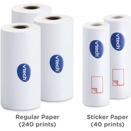 Vtech Pack de 5 Rollos de Papel para Kidizoom Print Cam (3 Térmicos y 2 Adhesivos)
